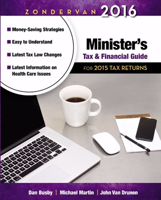 Zondervan 2016 Minister's Tax And Financial Guide (Paperback)