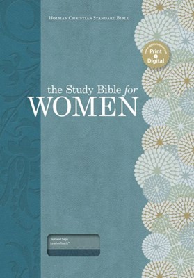 The Study Bible For Women, Teal/Sage Leathertouch (Imitation Leather)
