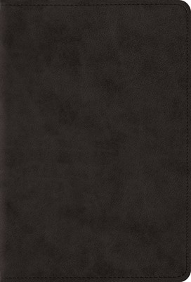 ESV: Large Print Compact Bible Trutone, Black (Imitation Leather)