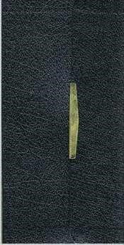 NKJV Checkbook Bible Black (Bonded Leather)