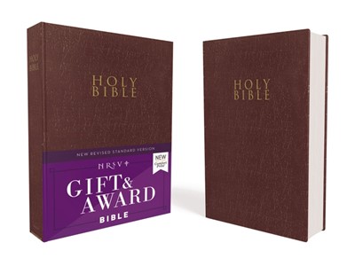 NRSV Gift & Award Bible, Burgundy, Comfort Print (Leather-Look)