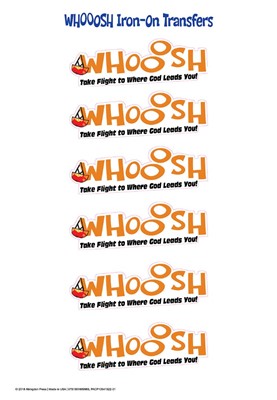 VBS 2019 Whooosh Iron-On Transfers (Pkg of 12) (Stickers)