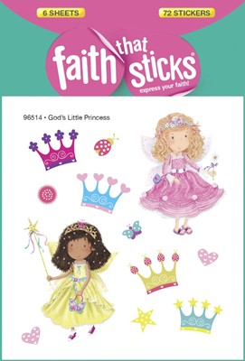 God's Little Princess - Faith That Sticks Stickers (Stickers)