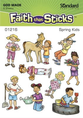 Spring Kids - Faith That Sticks Stickers (Stickers)
