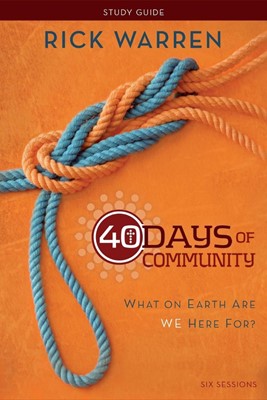 40 Days Of Community Study Guide (Paperback)