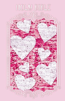 ICB Sequin Sparkle And Change Bible, Pink (Hard Cover)