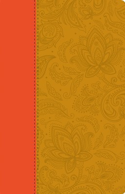 ESV Anglicised Thinline Bible, Paisley Tan (Hard Cover)