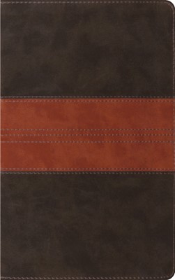 ESV Thinline Bible Trutone, Forest/Tan, Trail Design (Imitation Leather)
