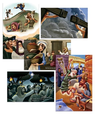 VBS Bible Story Posters (Pack of 5) (Poster)