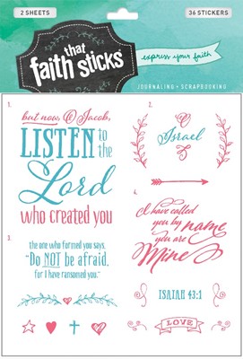Isaiah 43:1 - Faith That Sticks Stickers (Stickers)