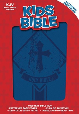 KJV Kids Bible, Royal Blue LeatherTouch (Imitation Leather)