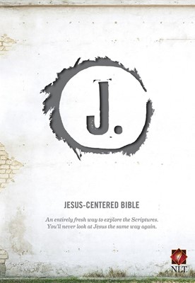 NLT Jesus-Centered Bible Charcoal (Imitation Leather)