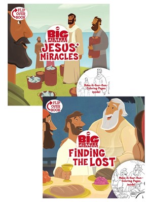 Jesus' Miracles/Finding The Lost, Flip-Over Book (Paperback)