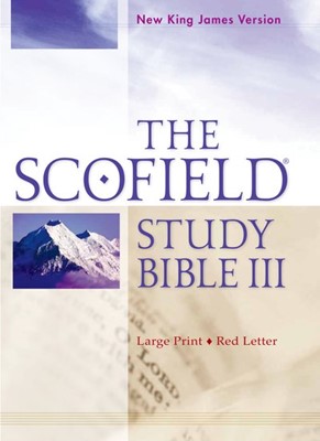 NKJV Scofield Study Bible III, Large Print Edition, Burgundy (Bonded Leather)