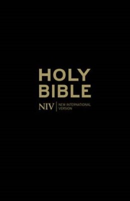 NIV Popular Cross-Reference Black Leather Bible (Hard Cover)