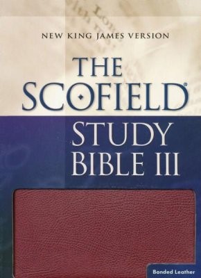 NKJV Scofield Study Bible III, Burgundy (Bonded Leather)