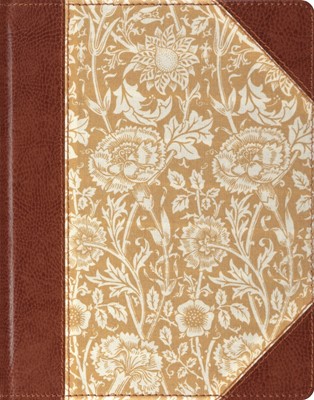 ESV Single Column Journaling Bible, Antique Floral Design (Hard Cover)