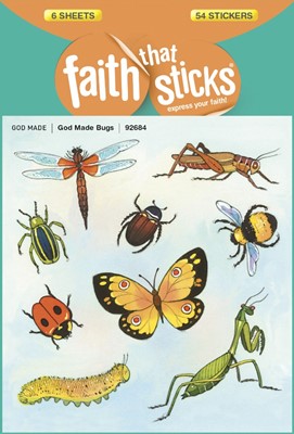 God Made Bugs - Faith That Sticks Stickers (Stickers)