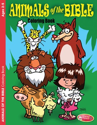 Animals of the Bible Colouring Activity Book (Paperback)