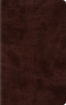 ESV Thinline Bible, Trutone, Espresso (Imitation Leather)