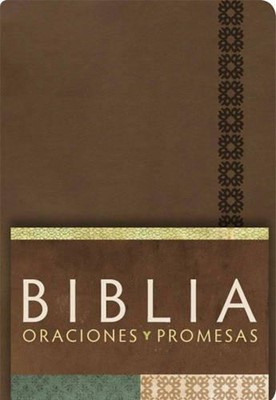 RVC Biblia Oraciones y Promesas - Canela símil piel con índi (Imitation Leather)