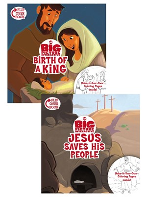 Birth Of A King/Jesus Saves His People Flip-Over Book (Paperback)