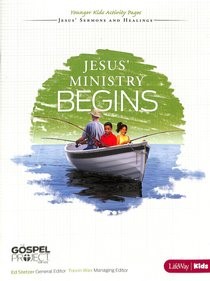 Jesus' Ministry Begins - Younger Kids Leader Guide (Paperback)