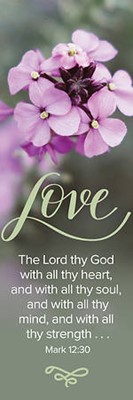 Love The Lord Bookmark (Pack of 25) (Bookmark)