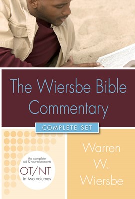 Wiersbe Bible Commentary 2 Vol Set (Hard Cover w/CD)