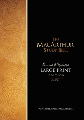 NASB Macarthur Study Bible Large Print Indexed (Hard Cover)