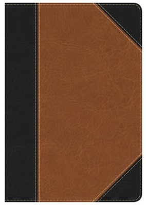KJV Study Bible Personal Size, Black/Tan Leathertouch (Imitation Leather)