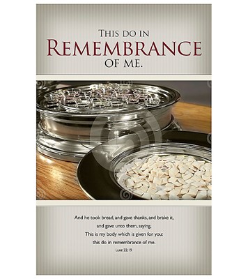 Do This In Remembrance Of Me Bulletin (Pack of 100) (Bulletin)