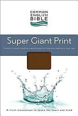 CEB Super Giant Print Bible, Padded Brown Hardcover (Hard Cover)