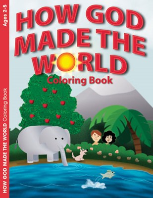 How God Made the World Colouring Activity Book (Paperback)