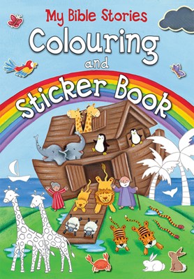 My Bible Stories Colouring And Sticker Book (Paperback)