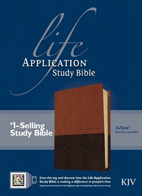 KJV Life Application Study Bible Brown/Tan, Indexed (Imitation Leather)