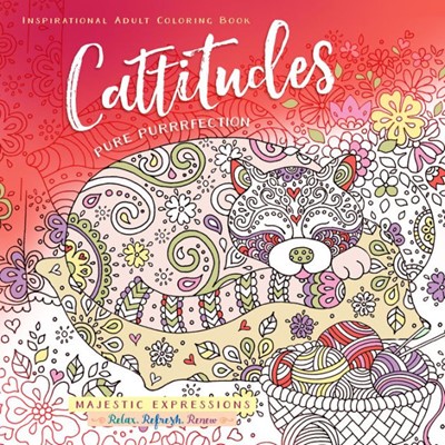 Cattitudes Colouring Book (Paperback)