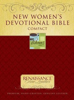New Women's Devotional Bible, Compact (Genuine Leather)