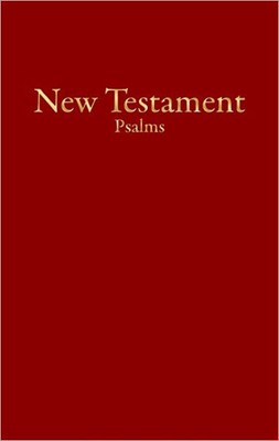 KJV Economy New Testament With Psalms, Burgundy (Imitation Leather)