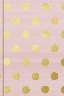 Pink with Gold Dots, Journal (Hard Cover)