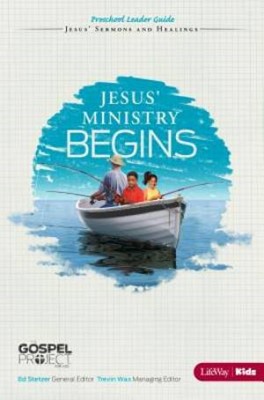 Jesus' Ministry Begins - Preschool Leader Guide (Paperback)