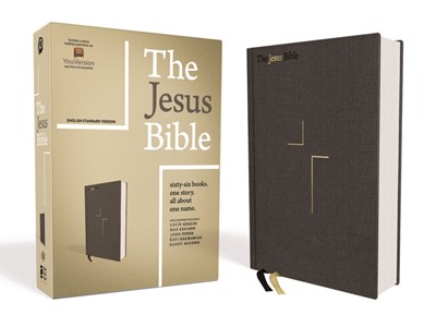 ESV Jesus Bible, Gray, Cloth Over Board (Cloth-Bound)