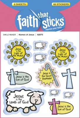 Names Of Jesus - Faith That Sticks Stickers (Stickers)
