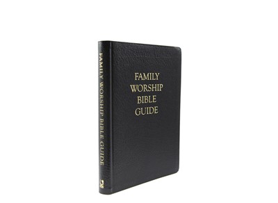 Family Worship Bible Guide Leather Gift Edition (Leather Binding)