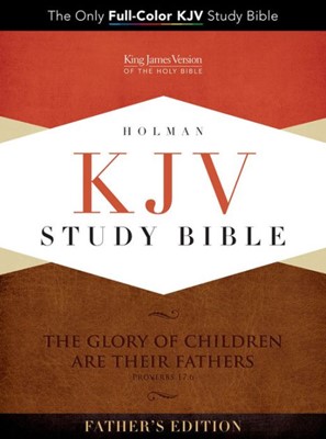 KJV Study Bible, Father's Edition Black/Tan Leathertouch (Imitation Leather)