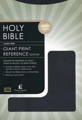 KJV Reference Bible, Black Indexed (Hard Cover)