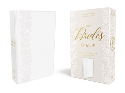 KJV Bride's Bible, White, Red Letter, Comfort Print (Imitation Leather)