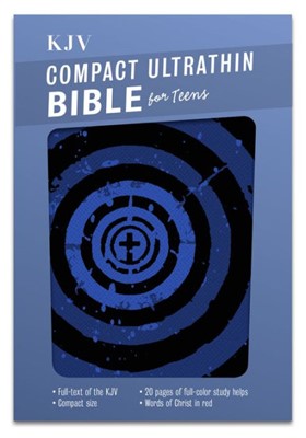 KJV Compact Ultrathin Bible For Teens, Blue Vortex (Imitation Leather)