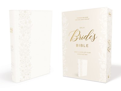 NKJV Bride's Bible, White, Red Letter, Comfort Print (Imitation Leather)