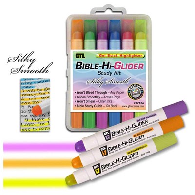 Bible Hi-Glider Gel Stick 6Pk